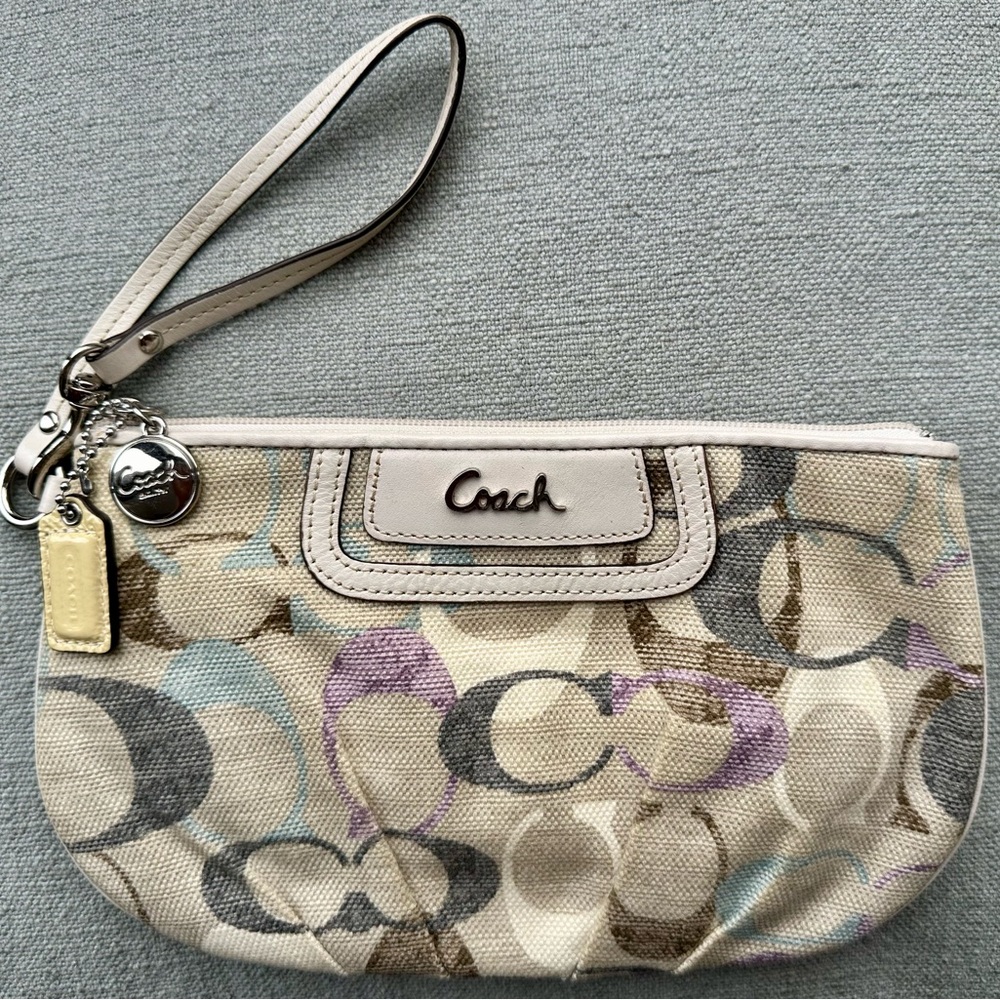 Coach Pastel Wristlet